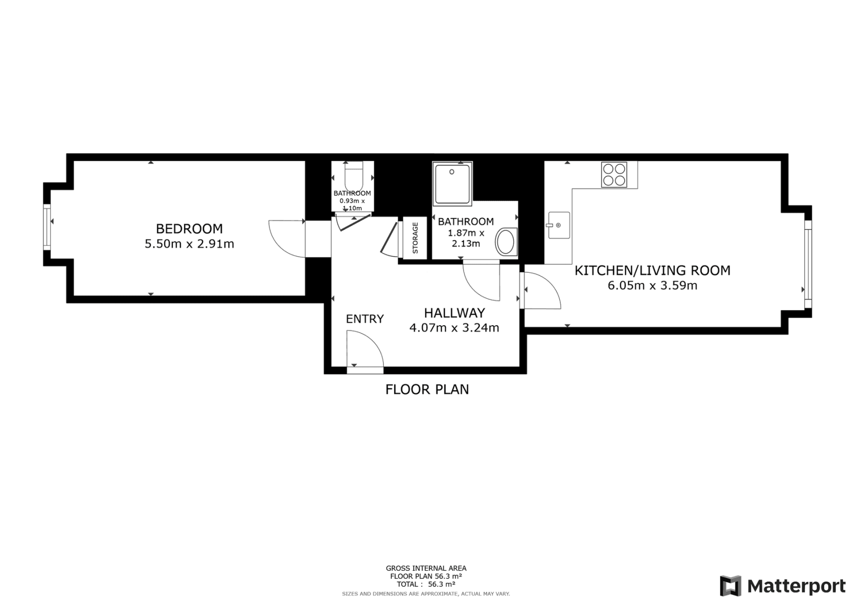 1 bedroom with open-plan kitchen flat to rent, 47 m², Baranova, Prague, Prague 1 bedroom with open-plan kitchen flat to rent, 47 m², Baranova, Prague, Prague