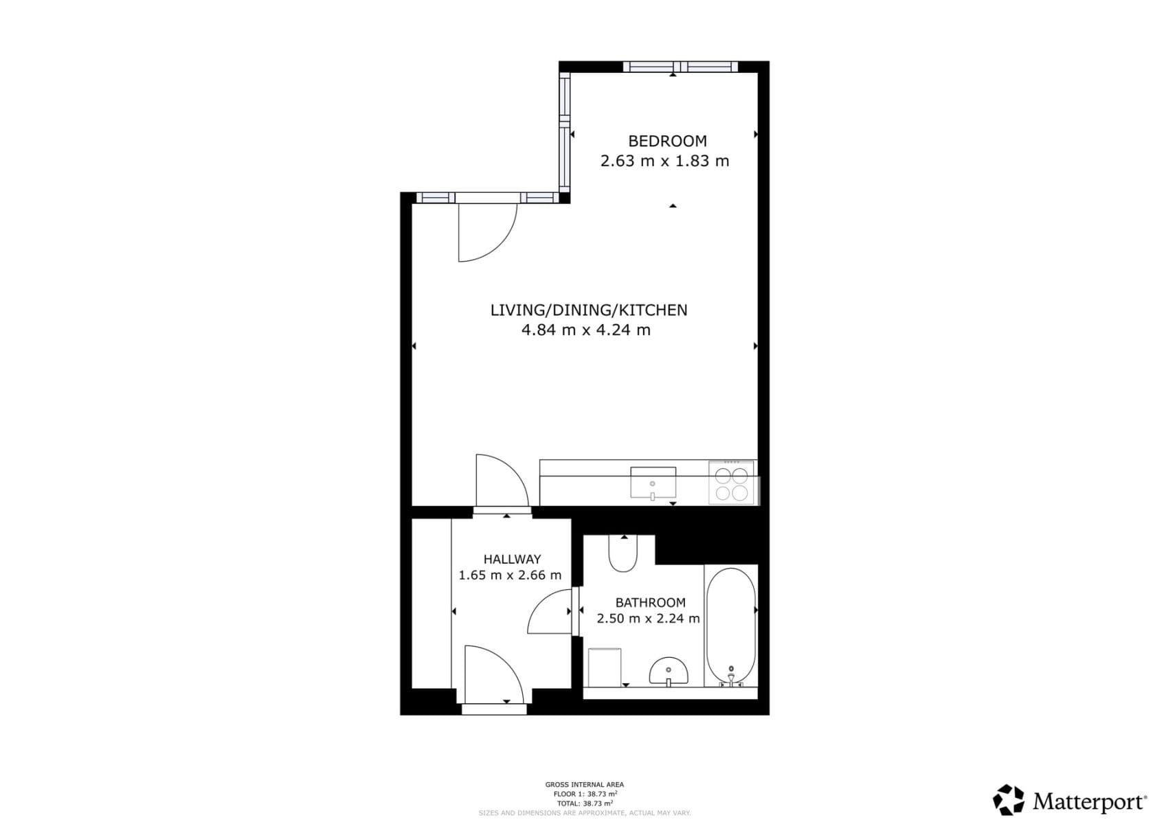 Studio flat to rent, 40 m², Olgy Havlové, Prague, Prague Studio flat to rent, 40 m², Olgy Havlové, Prague, Prague