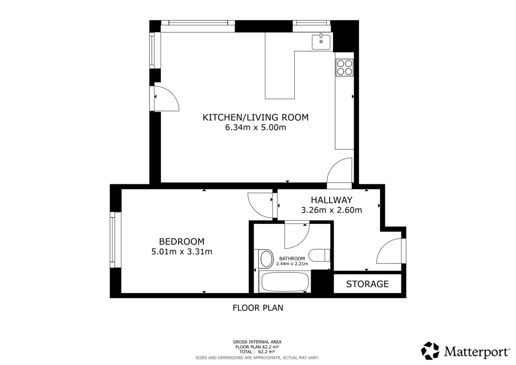 1 bedroom with open-plan kitchen flat to rent, 56 m², Hevlínská, Prague, Prague 1 bedroom with open-plan kitchen flat to rent, 56 m², Hevlínská, Prague, Prague