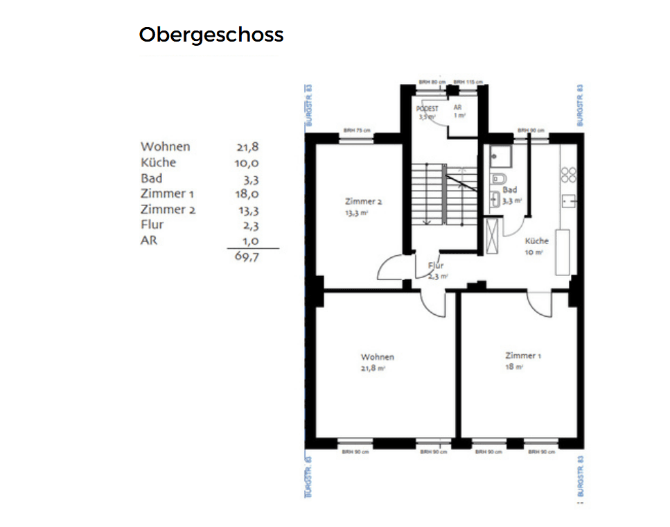 3 bedroom flat to rent, 70 m², Burgstr. 83, Solingen, North Rhine-Westphalia 3 bedroom flat to rent, 70 m², Burgstr. 83, Solingen, North Rhine-Westphalia