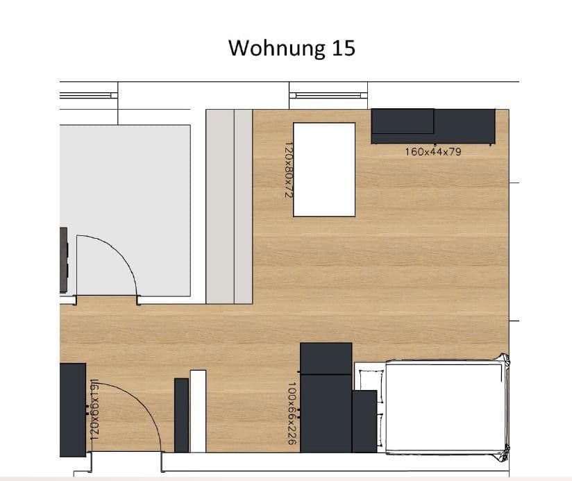 1 bedroom flat to rent, 30 m², Cappeler Str. 34, Marburg, Hesse 1 bedroom flat to rent, 30 m², Cappeler Str. 34, Marburg, Hesse