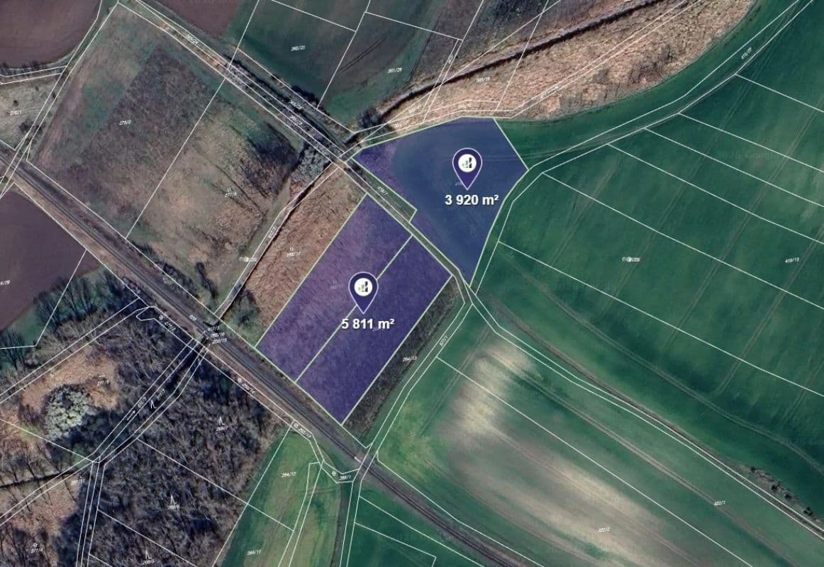 plot for sale, 6,443 m², Kostelec nad Labem, Středočeský Region plot for sale, 6,443 m², Kostelec nad Labem, Středočeský Region