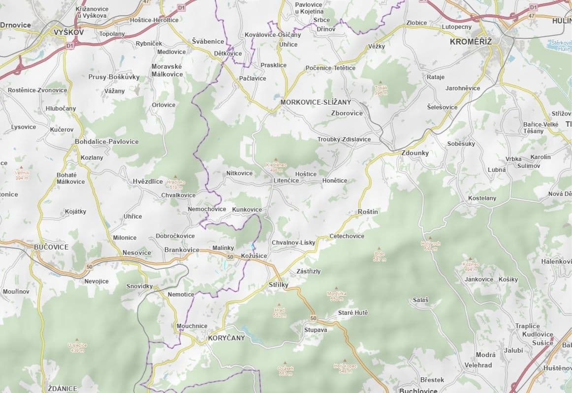 plot for sale, 9,947 m², Kožušice, Jihomoravský Region plot for sale, 9,947 m², Kožušice, Jihomoravský Region
