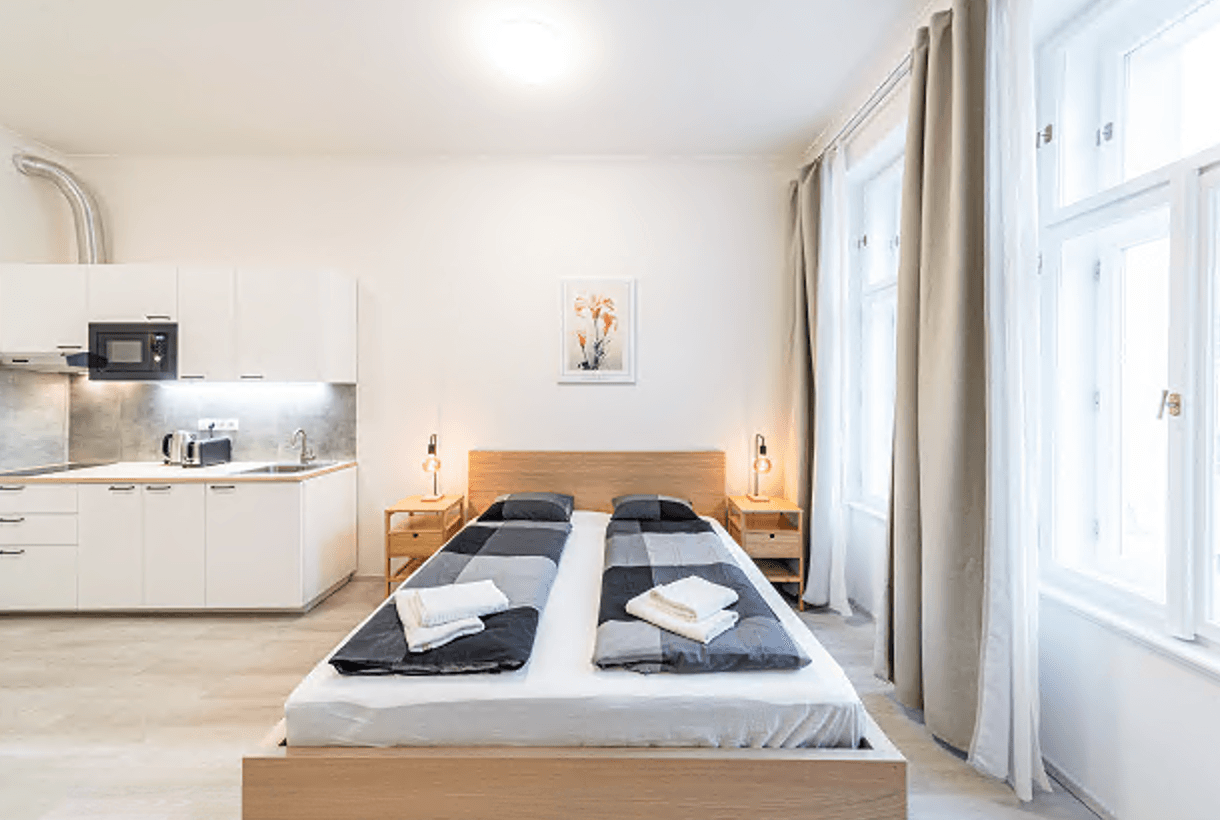 Studio flat to rent, 40 m², Bořivojova, Prague, Prague Studio flat to rent, 40 m², Bořivojova, Prague, Prague