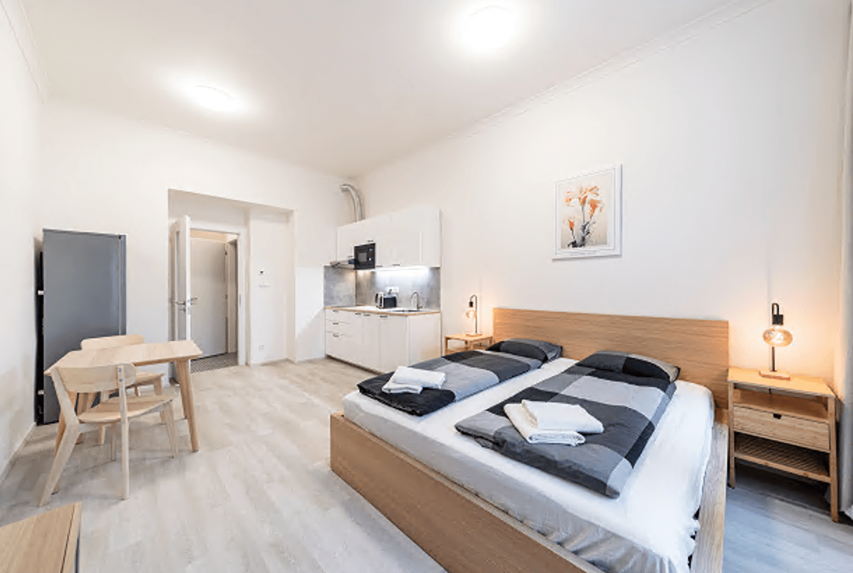Studio flat to rent, 40 m², Bořivojova, Prague, Prague Studio flat to rent, 40 m², Bořivojova, Prague, Prague