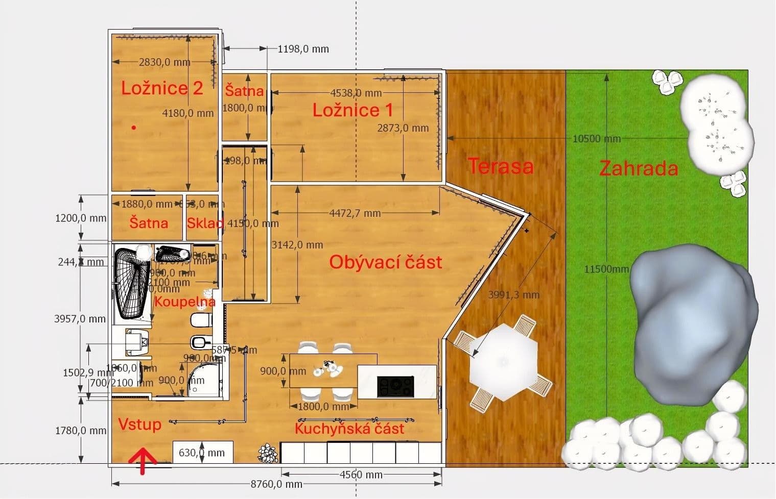 2 bedroom with open-plan kitchen flat for sale, 207 m², Na Pomezí, Prague, Prague 2 bedroom with open-plan kitchen flat for sale, 207 m², Na Pomezí, Prague, Prague