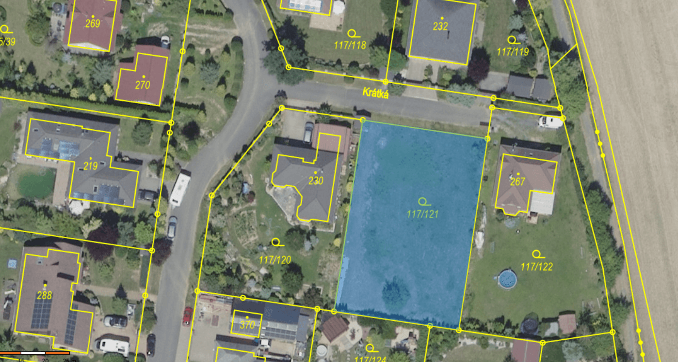plot for sale, 1,040 m², Krátká, Křenice, Středočeský Region plot for sale, 1,040 m², Krátká, Křenice, Středočeský Region