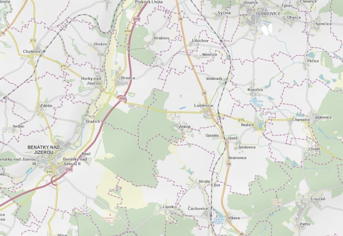 plot for sale, 2,002 m², Luštěnice, Středočeský Region plot for sale, 2,002 m², Luštěnice, Středočeský Region