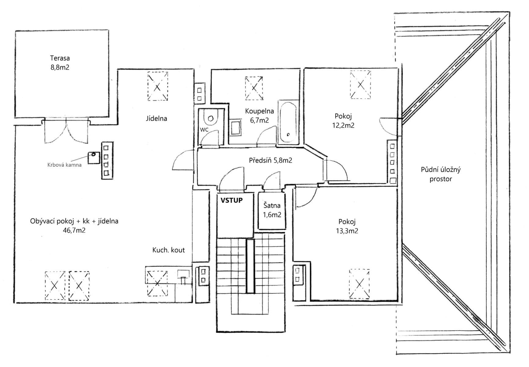 2 bedroom with open-plan kitchen flat for sale, 101 m², Dělnická, Břeclav, Jihomoravský Region 2 bedroom with open-plan kitchen flat for sale, 101 m², Dělnická, Břeclav, Jihomoravský Region
