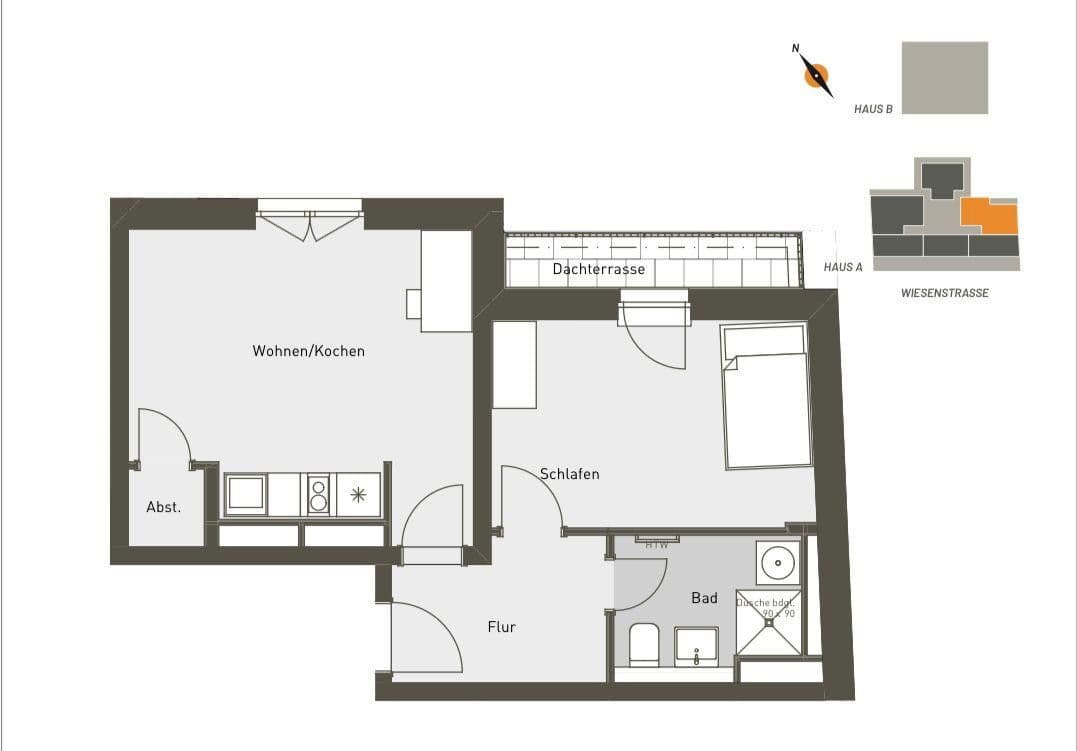 2 bedroom flat to rent, 45 m², Berlin, Berlin 2 bedroom flat to rent, 45 m², Berlin, Berlin