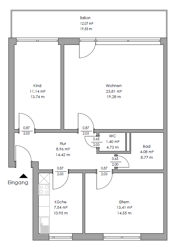 3 bedroom flat for sale, 78 m², Lotte, North Rhine-Westphalia 3 bedroom flat for sale, 78 m², Lotte, North Rhine-Westphalia
