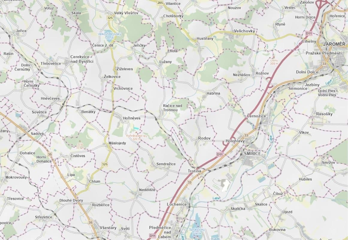plot for sale, 6,707 m², Hořiněves, Královéhradecký Region plot for sale, 6,707 m², Hořiněves, Královéhradecký Region