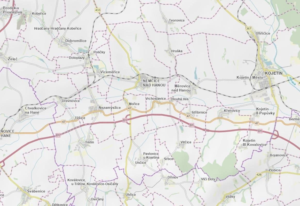 plot for sale, 1,105 m², Němčice nad Hanou, Olomoucký Region plot for sale, 1,105 m², Němčice nad Hanou, Olomoucký Region