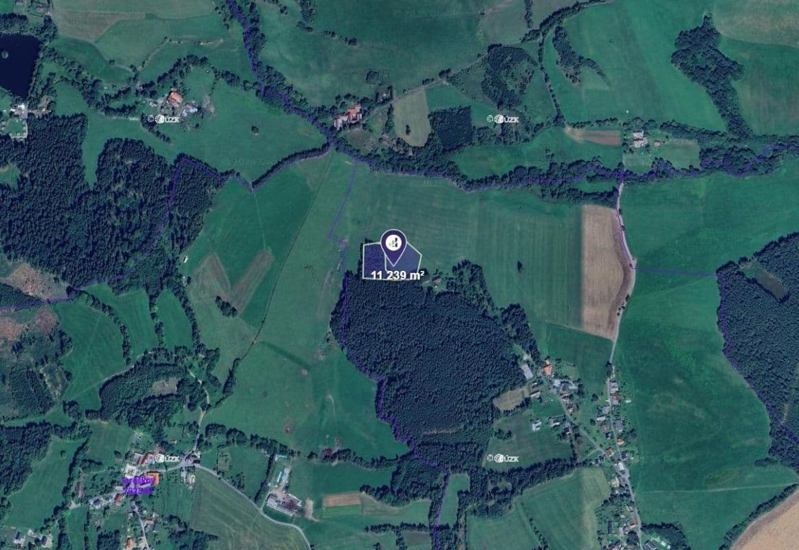plot for sale, 2,248 m², Zdíkov, Jihočeský Region plot for sale, 2,248 m², Zdíkov, Jihočeský Region