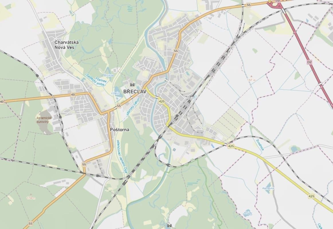 plot for sale, 2,675 m², Břeclav, Jihomoravský Region plot for sale, 2,675 m², Břeclav, Jihomoravský Region