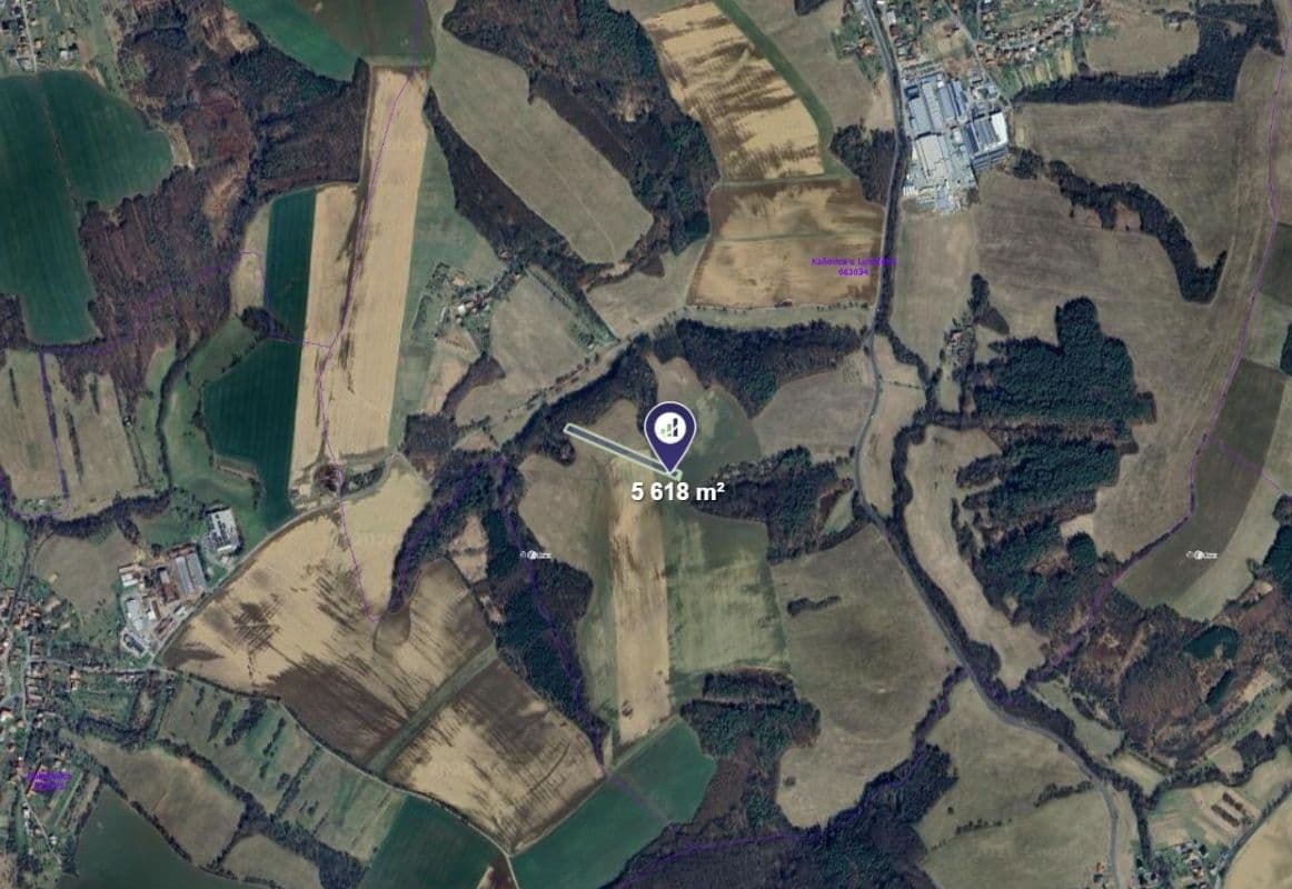 plot for sale, 5,618 m², Kaňovice, Zlínský Region plot for sale, 5,618 m², Kaňovice, Zlínský Region