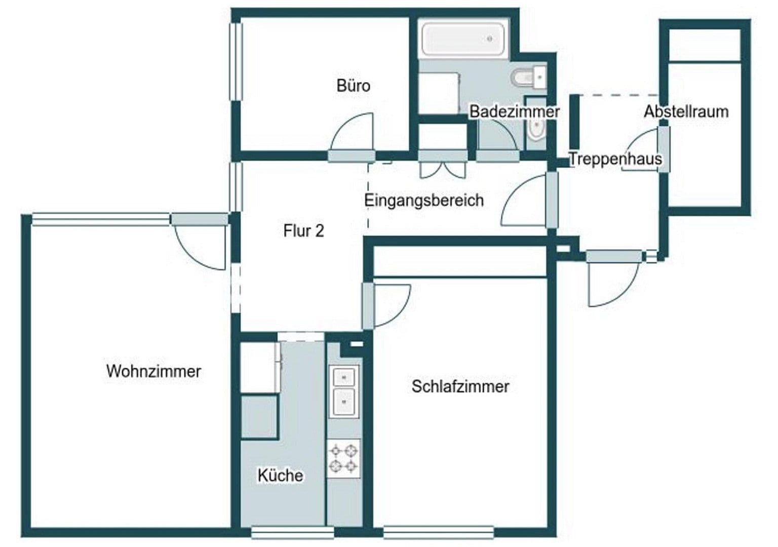 3 bedroom flat to rent, 73 m², Albert-Schweitzer-Str. 4, Laatzen, Lower Saxony 3 bedroom flat to rent, 73 m², Albert-Schweitzer-Str. 4, Laatzen, Lower Saxony
