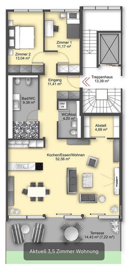 3 bedroom flat to rent, 118 m², Lörrach, Baden-Württemberg 3 bedroom flat to rent, 118 m², Lörrach, Baden-Württemberg