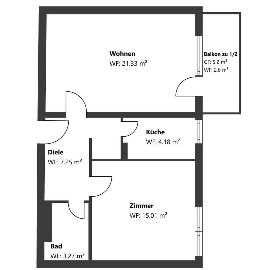 2 bedroom flat for sale, 54 m², München, Bavaria 2 bedroom flat for sale, 54 m², München, Bavaria