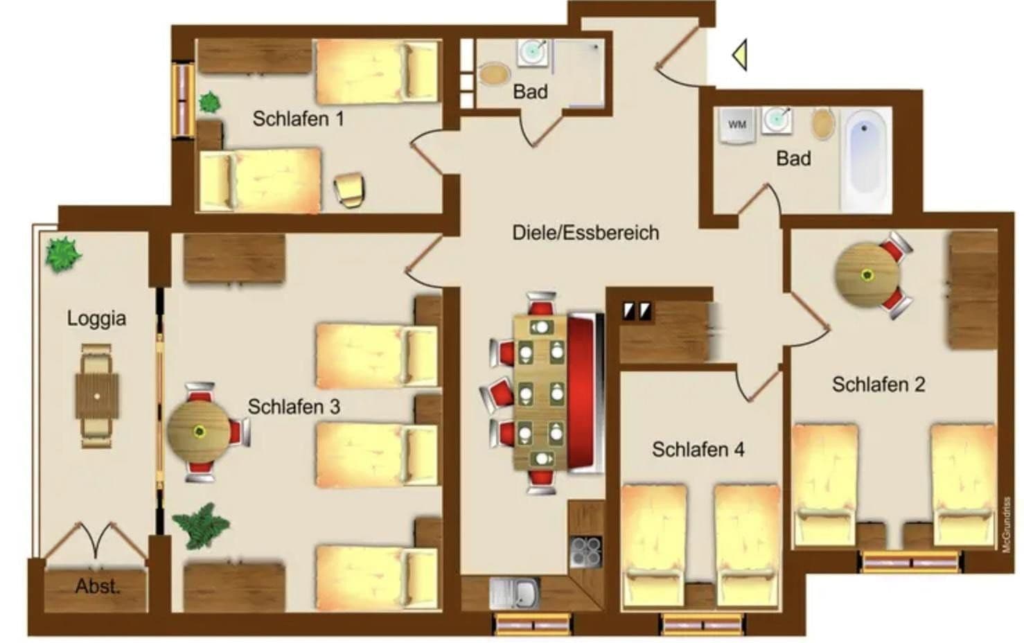 5 bedroom flat to rent, 120 m², Hamburg, Hamburg 5 bedroom flat to rent, 120 m², Hamburg, Hamburg