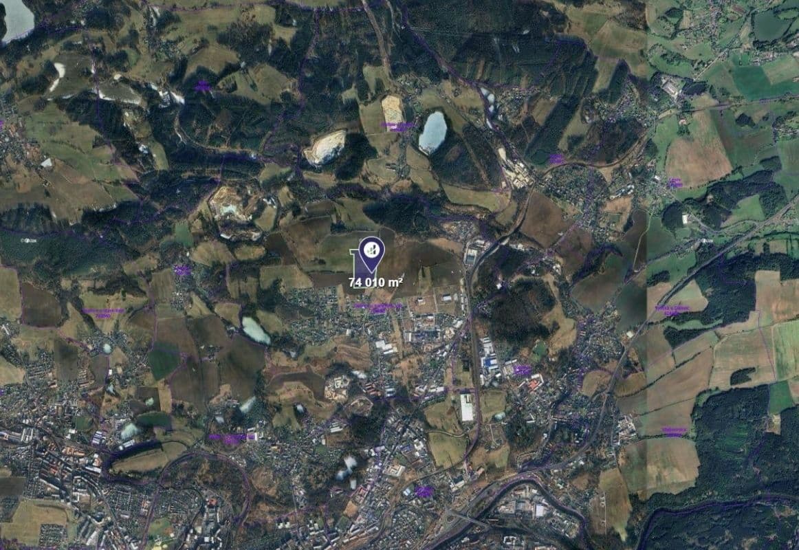 plot for sale, 74,010 m², Otovice, Karlovarský Region plot for sale, 74,010 m², Otovice, Karlovarský Region
