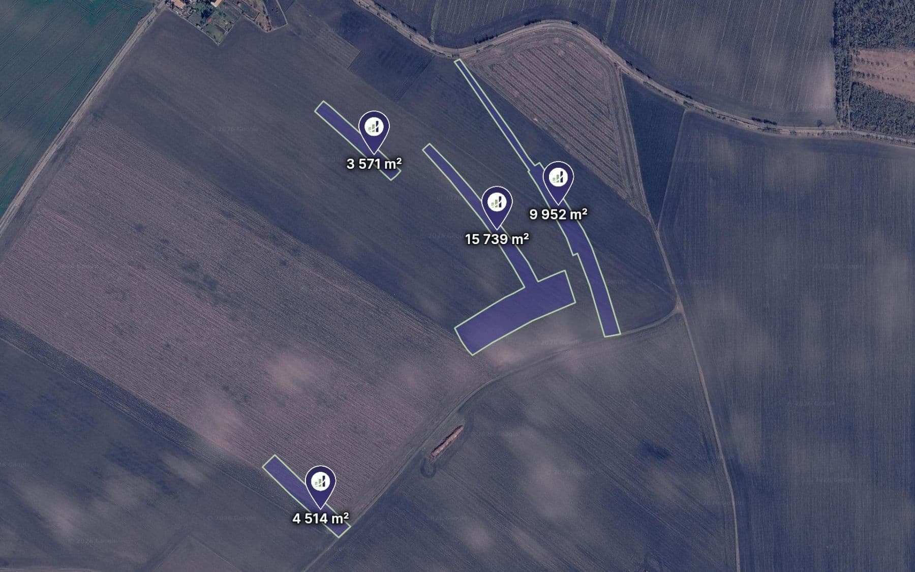 plot for sale, 40,073 m², Křinec, Středočeský Region plot for sale, 40,073 m², Křinec, Středočeský Region