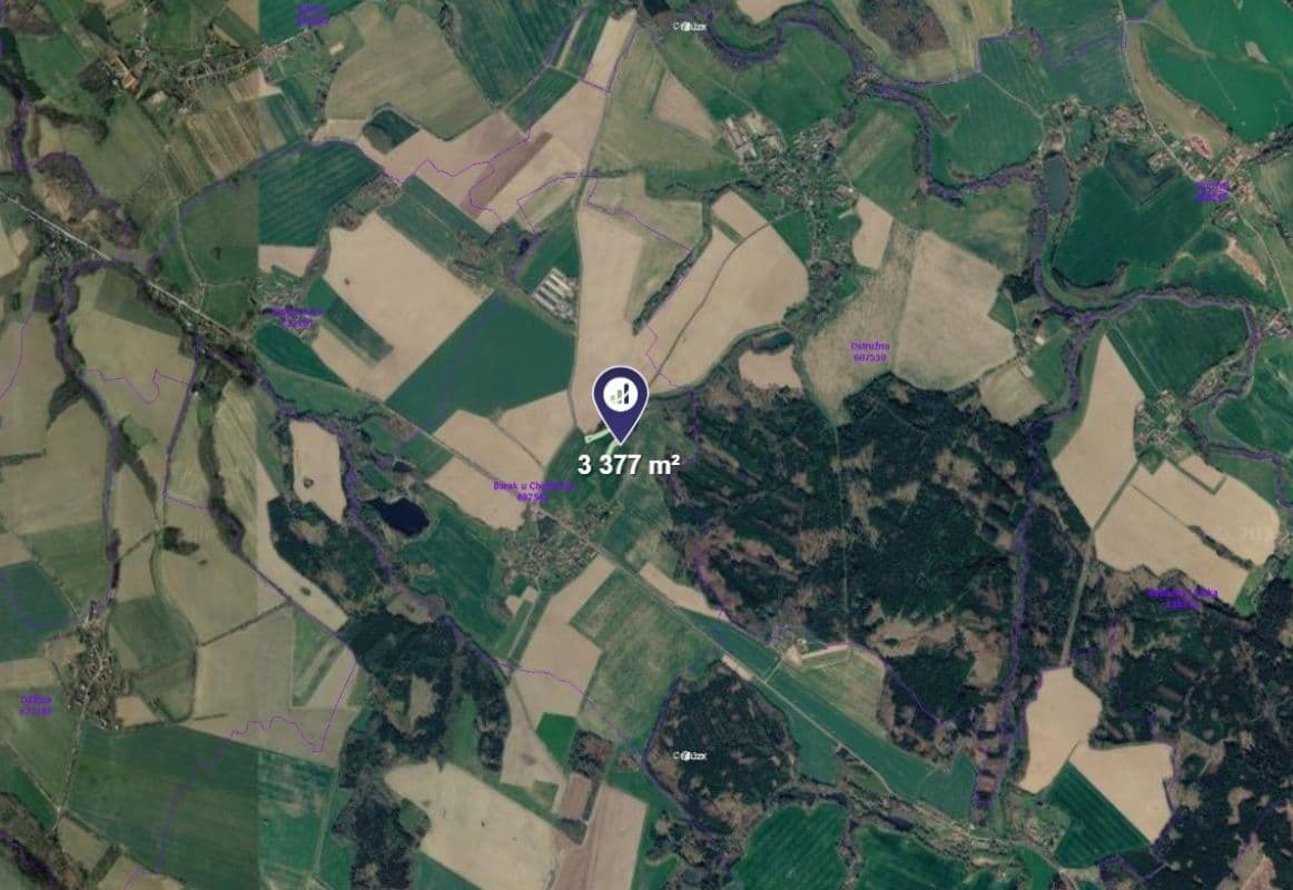 plot for sale, 3,377 m², Borek, Vysočina Region plot for sale, 3,377 m², Borek, Vysočina Region