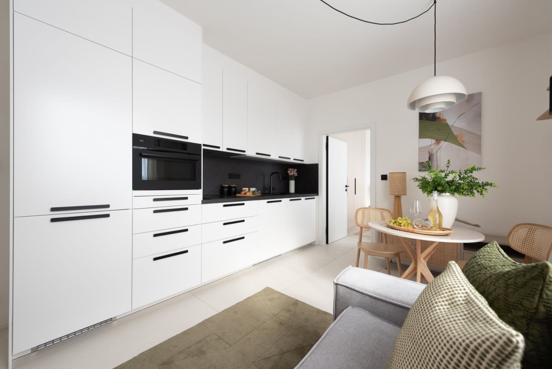 1 bedroom with open-plan kitchen flat to rent, 39 m², Krymská, Prague, Prague 1 bedroom with open-plan kitchen flat to rent, 39 m², Krymská, Prague, Prague