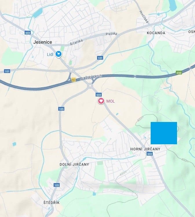 plot for sale, 900 m², Jesenice, Středočeský Region plot for sale, 900 m², Jesenice, Středočeský Region