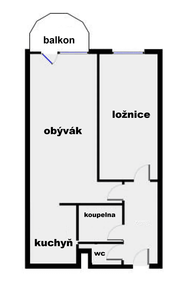 1 bedroom with open-plan kitchen flat to rent, 54 m², U Louky, Prague, Prague 1 bedroom with open-plan kitchen flat to rent, 54 m², U Louky, Prague, Prague