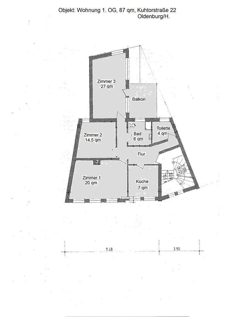 4 bedroom flat to rent, 87 m², Kuhtorstraße 22, Oldenburg in Holstein, Schleswig-Holstein 4 bedroom flat to rent, 87 m², Kuhtorstraße 22, Oldenburg in Holstein, Schleswig-Holstein