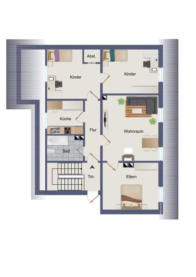 4 bedroom flat to rent, 73 m², Gelsenkirchen, North Rhine-Westphalia 4 bedroom flat to rent, 73 m², Gelsenkirchen, North Rhine-Westphalia