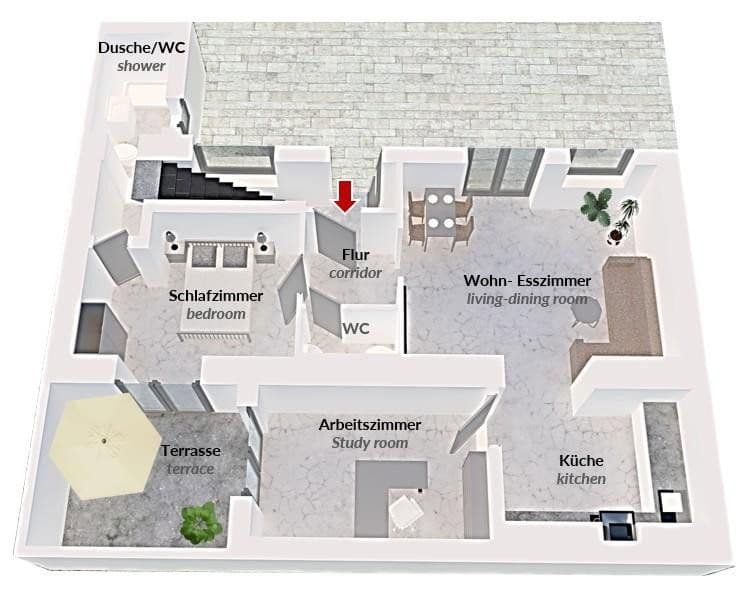 3 bedroom flat to rent, 67 m², Mainz-Kastel, Hesse 3 bedroom flat to rent, 67 m², Mainz-Kastel, Hesse