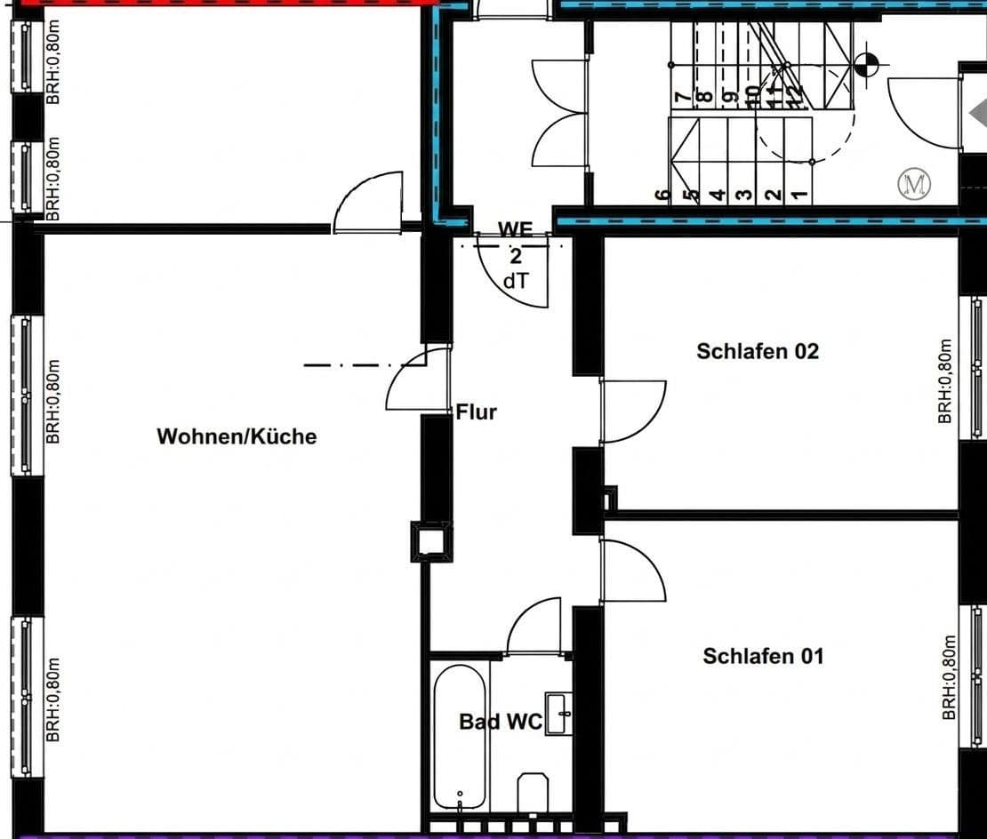4 bedroom flat to rent, 95 m², Dortmund, North Rhine-Westphalia 4 bedroom flat to rent, 95 m², Dortmund, North Rhine-Westphalia