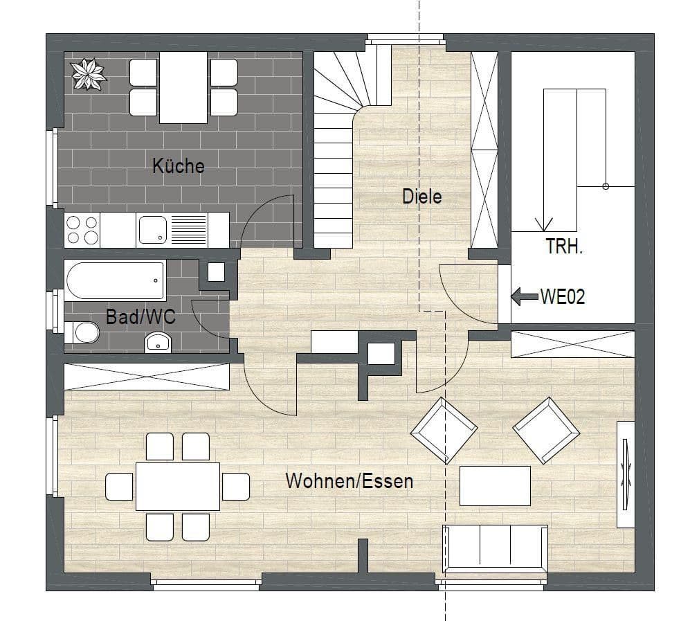 4 bedroom with open-plan kitchen flat for sale, 125 m², Lessingstr. 23, Singen (Hohentwiel), Baden-Württemberg 4 bedroom with open-plan kitchen flat for sale, 125 m², Lessingstr. 23, Singen (Hohentwiel), Baden-Württemberg