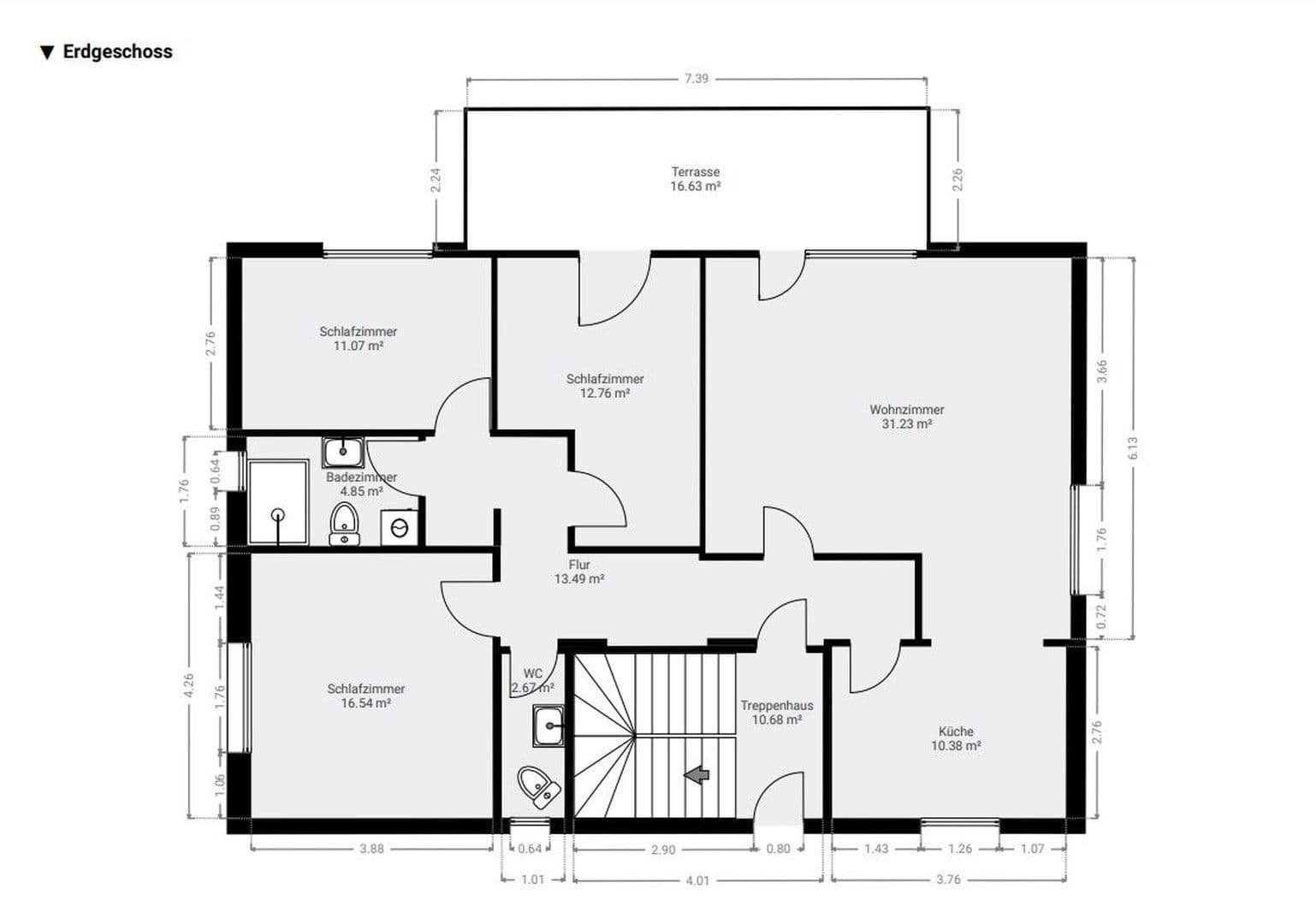 3 bedroom with open-plan kitchen flat to rent, 107 m², Wunstorf, Lower Saxony 3 bedroom with open-plan kitchen flat to rent, 107 m², Wunstorf, Lower Saxony