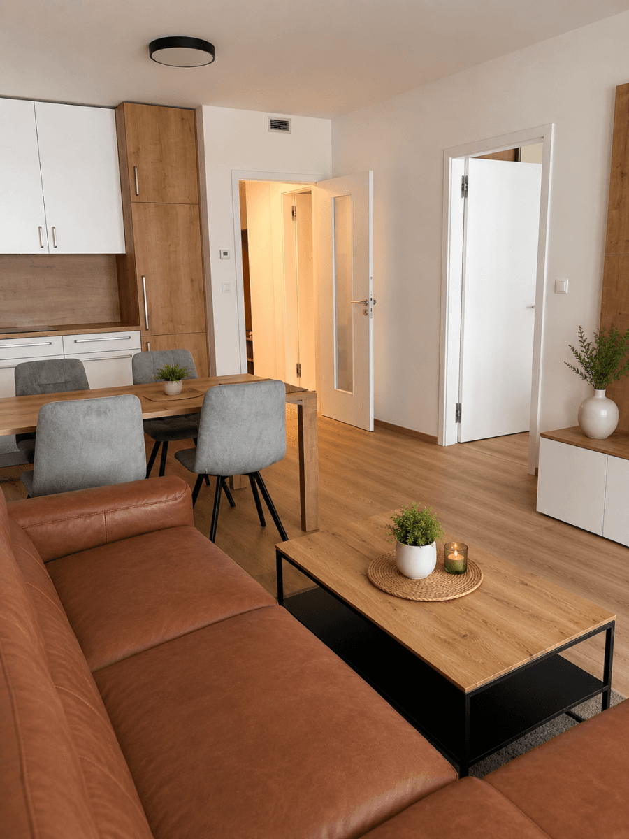 1 bedroom with open-plan kitchen flat to rent, 56 m², Poděbradská, Prague, Prague 1 bedroom with open-plan kitchen flat to rent, 56 m², Poděbradská, Prague, Prague