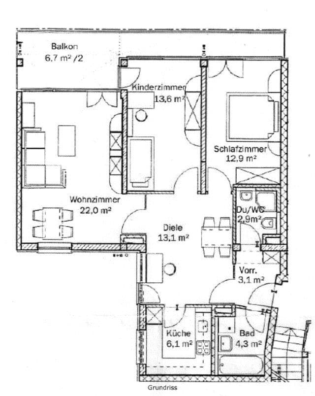 2 bedroom with open-plan kitchen flat to rent, 85 m², Preziosastraße 5a, München, Bavaria 2 bedroom with open-plan kitchen flat to rent, 85 m², Preziosastraße 5a, München, Bavaria