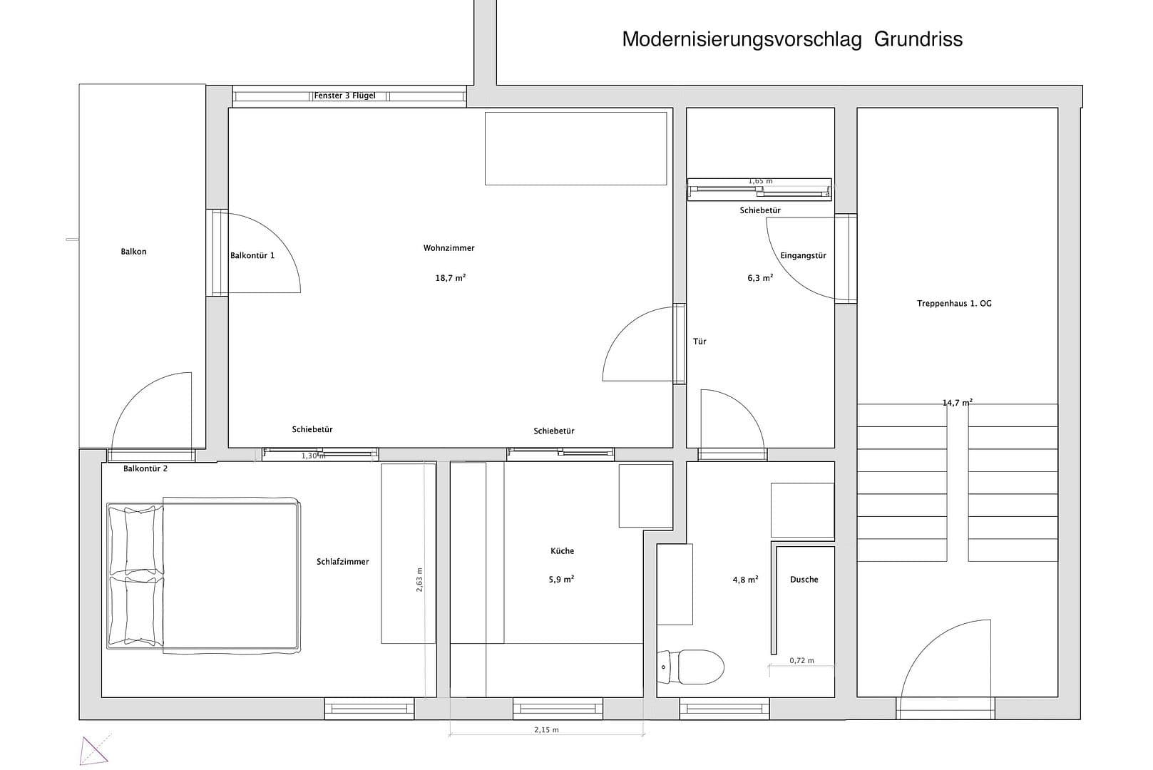 2 bedroom flat for sale, 50 m², Mittelstraße 16, Berlin-Steglitz, Berlin 2 bedroom flat for sale, 50 m², Mittelstraße 16, Berlin-Steglitz, Berlin