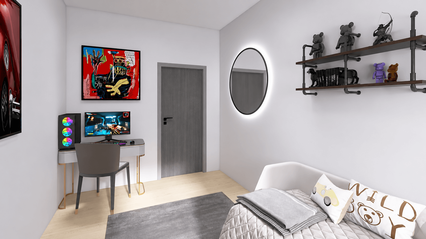 2 bedroom with open-plan kitchen flat to rent, 57 m², Kobyliská, Prague, Prague 2 bedroom with open-plan kitchen flat to rent, 57 m², Kobyliská, Prague, Prague