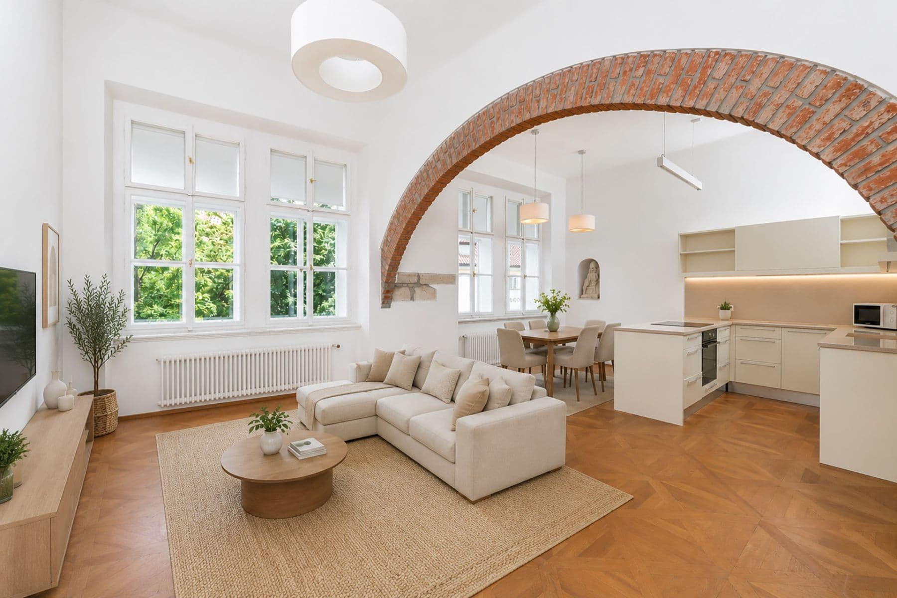 1 bedroom with open-plan kitchen flat to rent, 61 m², Na Kampě, Prague, Prague 1 bedroom with open-plan kitchen flat to rent, 61 m², Na Kampě, Prague, Prague