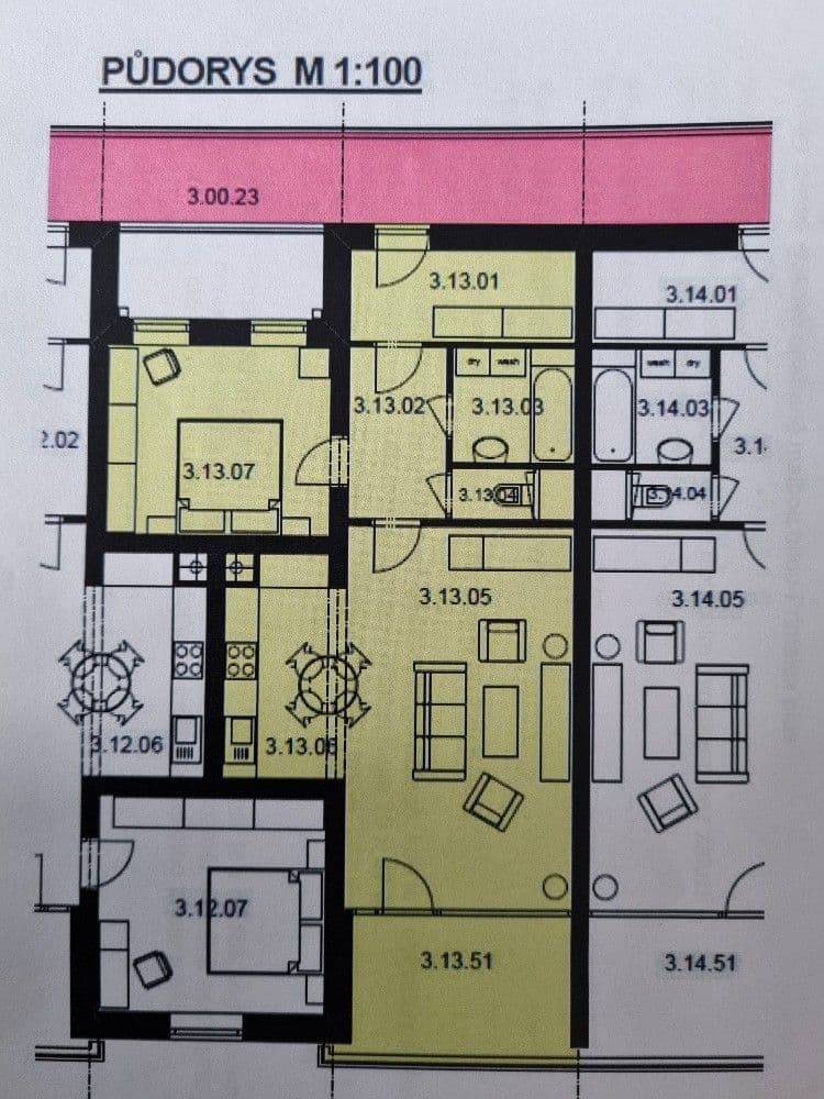 1 bedroom with open-plan kitchen flat to rent, 62 m², Sokolovská, Olomouc, Olomoucký Region 1 bedroom with open-plan kitchen flat to rent, 62 m², Sokolovská, Olomouc, Olomoucký Region