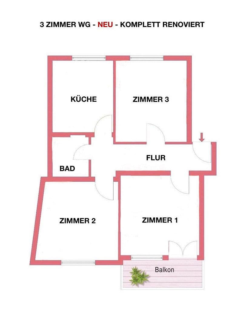 flat to rent, 14 m², Rollnerstraße 9, Nürnberg, Bavaria flat to rent, 14 m², Rollnerstraße 9, Nürnberg, Bavaria