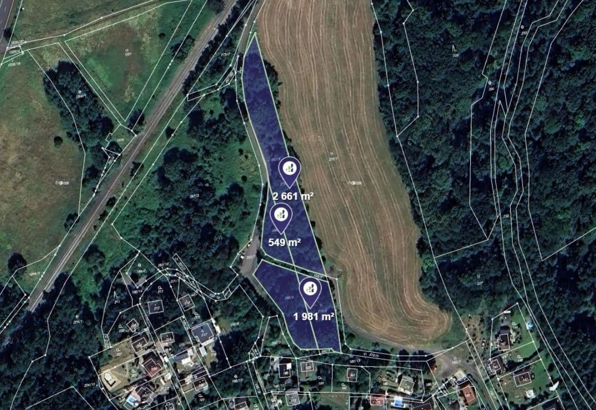 plot for sale, 5,191 m², Velké Chvojno, Ústecký Region plot for sale, 5,191 m², Velké Chvojno, Ústecký Region