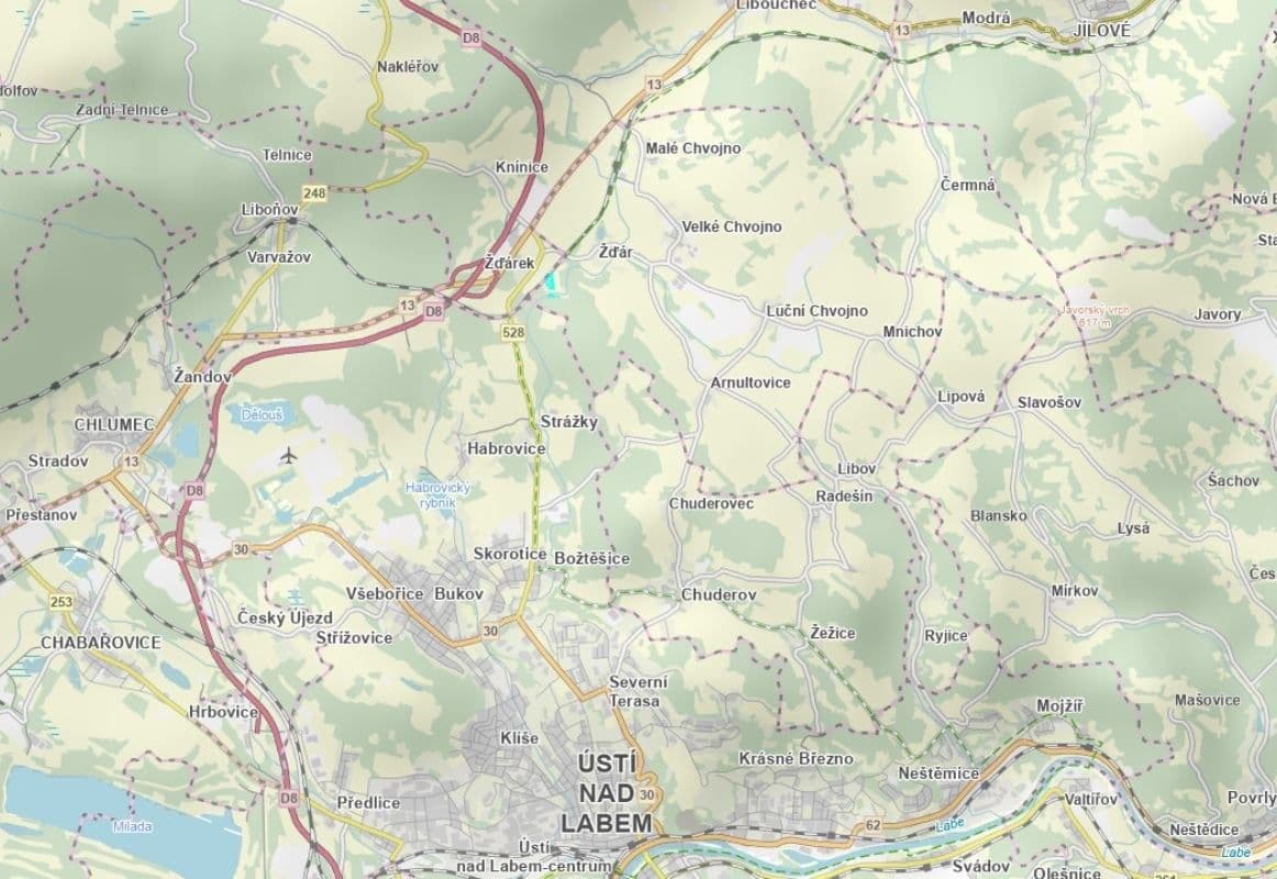 plot for sale, 5,191 m², Velké Chvojno, Ústecký Region plot for sale, 5,191 m², Velké Chvojno, Ústecký Region