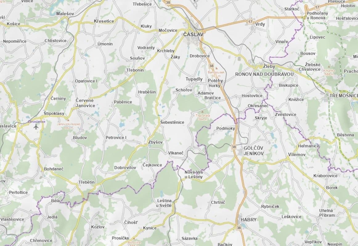 plot for sale, 15,922 m², Zbýšov, Středočeský Region plot for sale, 15,922 m², Zbýšov, Středočeský Region