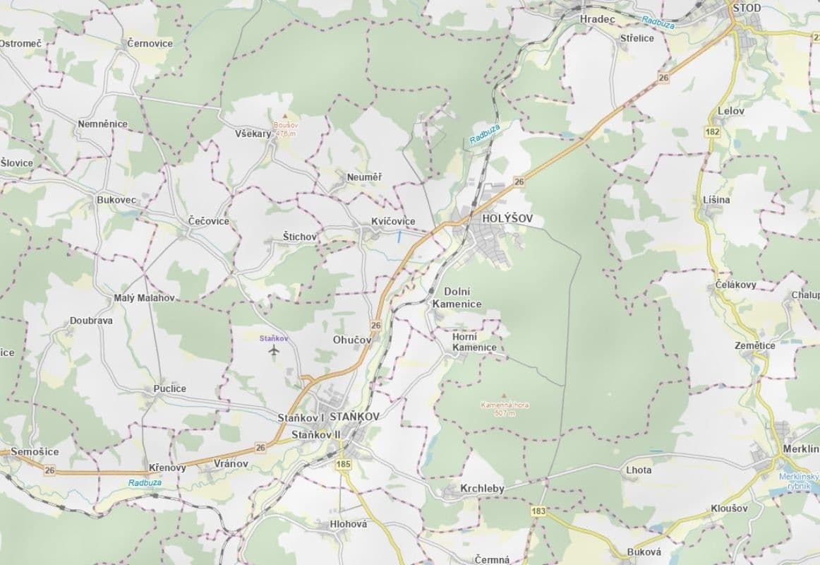 plot for sale, 1,956 m², Kvíčovice, Plzeňský Region plot for sale, 1,956 m², Kvíčovice, Plzeňský Region
