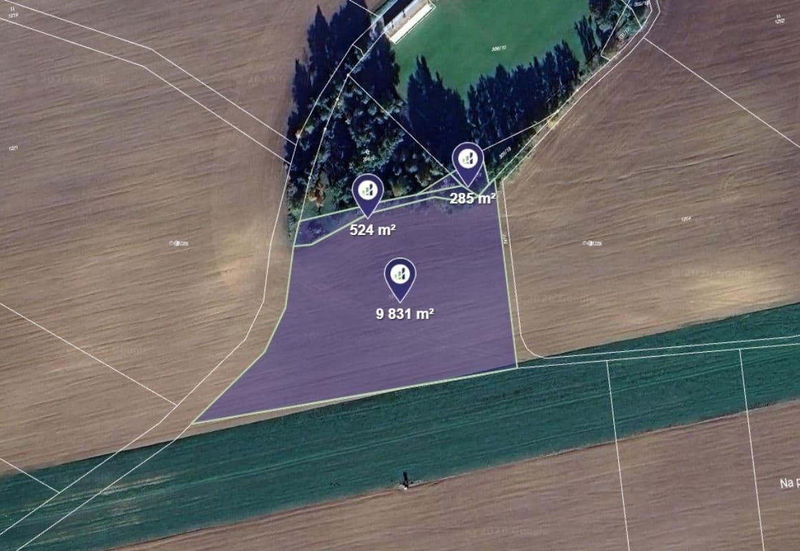 plot for sale, 3,547 m², Kvíčovice, Plzeňský Region plot for sale, 3,547 m², Kvíčovice, Plzeňský Region