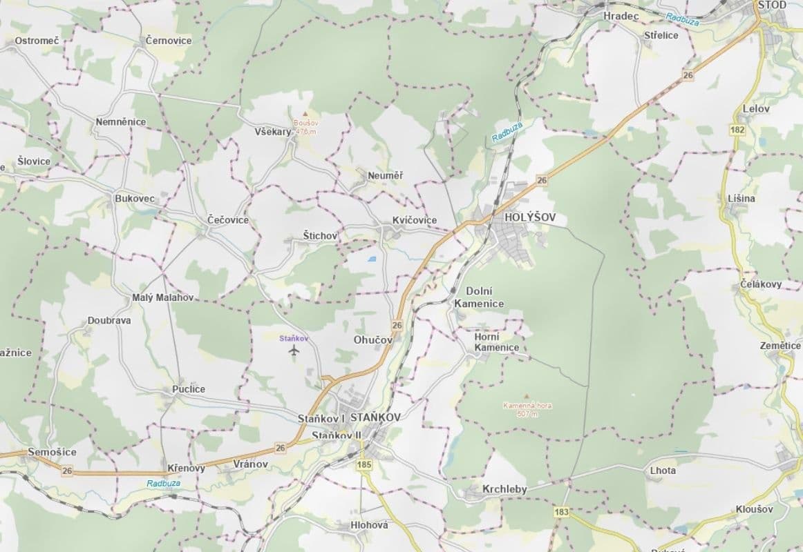 plot for sale, 3,547 m², Kvíčovice, Plzeňský Region plot for sale, 3,547 m², Kvíčovice, Plzeňský Region
