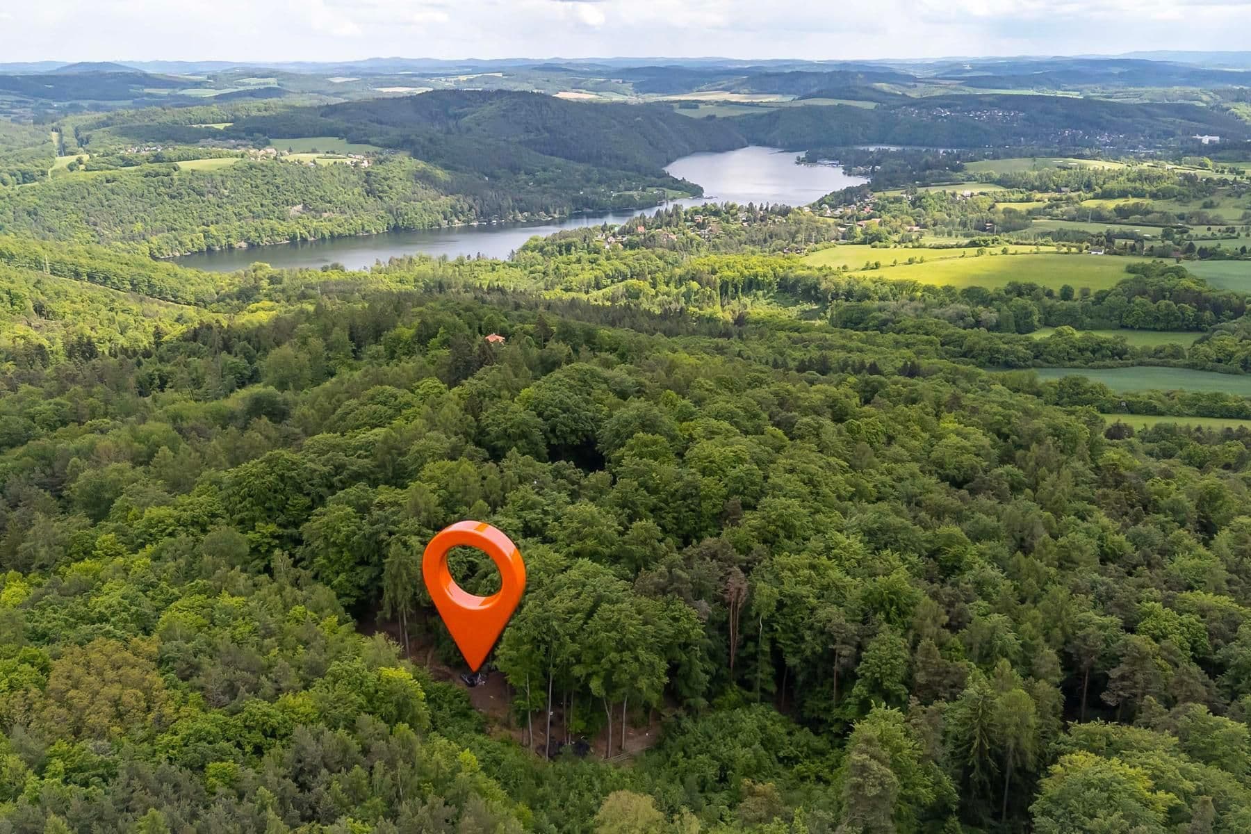 recreational property for sale, 2,736 m², Slapy, Jihočeský Region recreational property for sale, 2,736 m², Slapy, Jihočeský Region